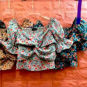 Floral crop top